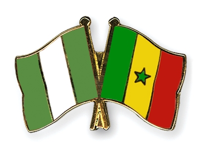 Fahnen Pins Nigeria Senegal