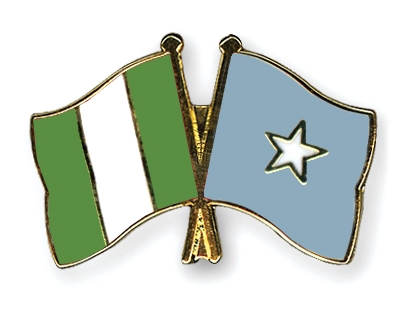 Fahnen Pins Nigeria Somalia