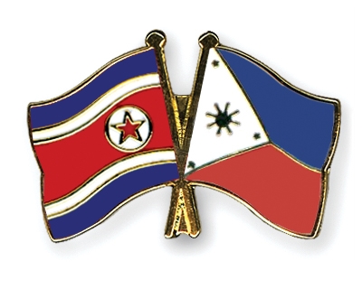 Fahnen Pins Nordkorea Philippinen