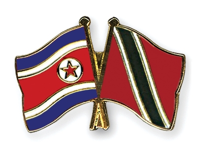 Fahnen Pins Nordkorea Trinidad-und-Tobago
