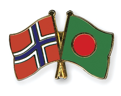 Fahnen Pins Norwegen Bangladesch