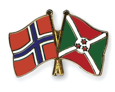 Fahnen Pins Norwegen Burundi