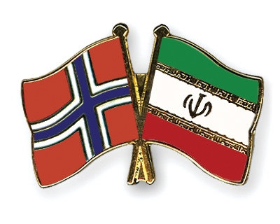 Fahnen Pins Norwegen Iran
