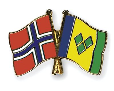 Fahnen Pins Norwegen St-Vincent-und-die-Grenadinen