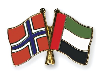Fahnen Pins Norwegen Ver-Arab-Emirate
