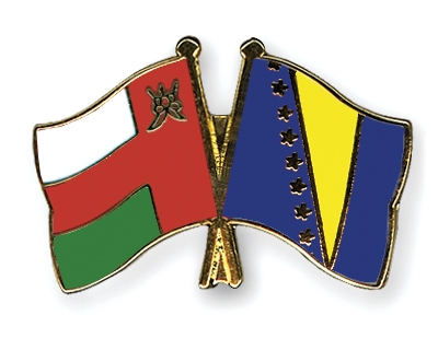 Fahnen Pins Oman Bosnien-und-Herzegowina