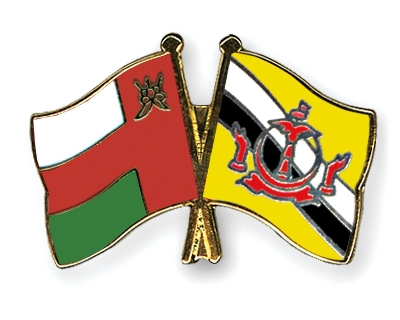 Fahnen Pins Oman Brunei-Darussalam