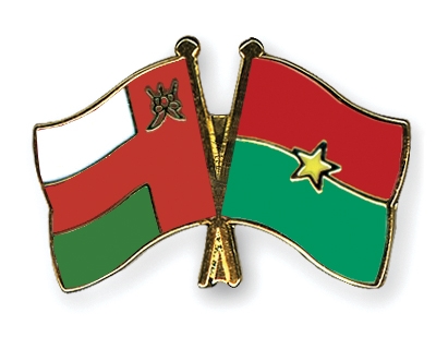 Fahnen Pins Oman Burkina-Faso