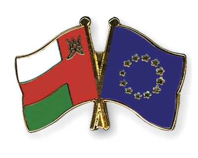 Fahnen Pins Oman Europa