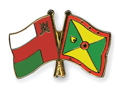 Fahnen Pins Oman Grenada