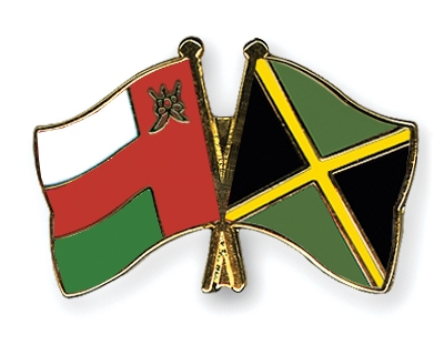 Fahnen Pins Oman Jamaika