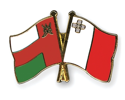 Fahnen Pins Oman Malta