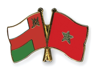 Fahnen Pins Oman Marokko