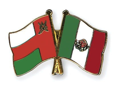 Fahnen Pins Oman Mexiko