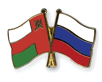 Fahnen Pins Oman Russland