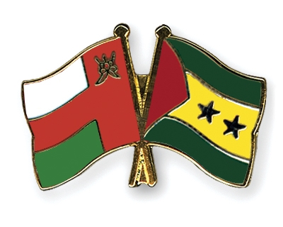 Fahnen Pins Oman Sao-Tome-und-Principe