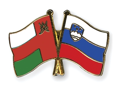 Fahnen Pins Oman Slowenien