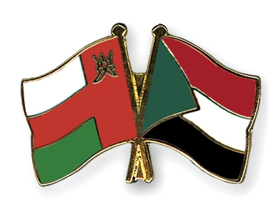 Fahnen Pins Oman Sudan