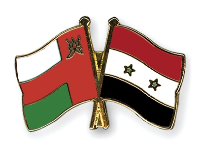 Fahnen Pins Oman Syrien