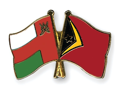 Fahnen Pins Oman Timor-Leste