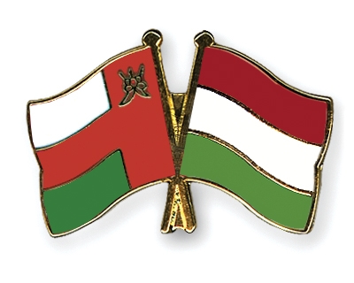 Fahnen Pins Oman Ungarn