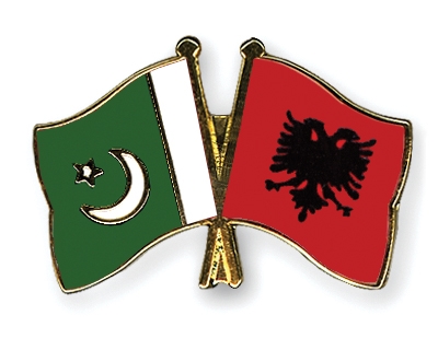 Fahnen Pins Pakistan Albanien