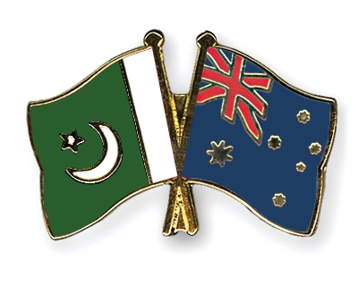 Fahnen Pins Pakistan Australien