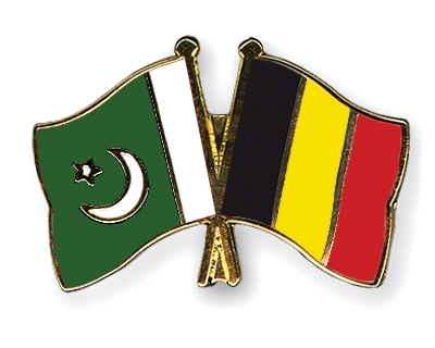Fahnen Pins Pakistan Belgien