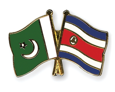 Fahnen Pins Pakistan Costa-Rica