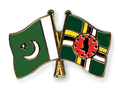 Fahnen Pins Pakistan Dominica