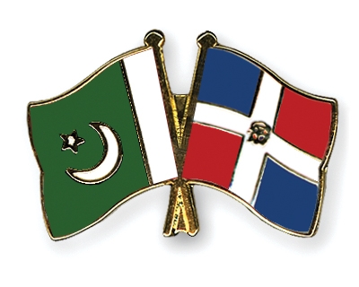 Fahnen Pins Pakistan Dominikanische-Republik