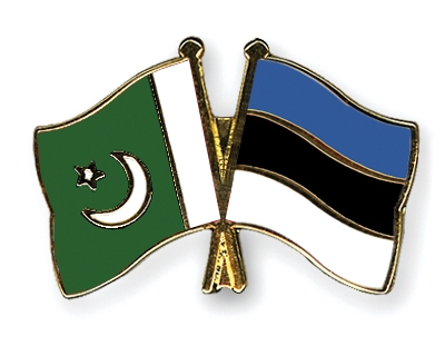 Fahnen Pins Pakistan Estland