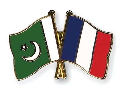 Fahnen Pins Pakistan Frankreich