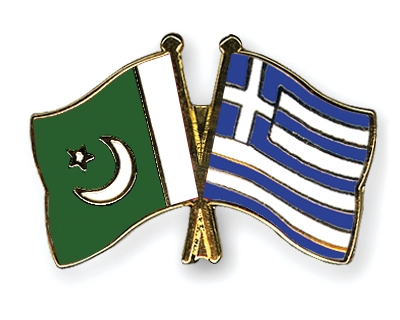 Fahnen Pins Pakistan Griechenland