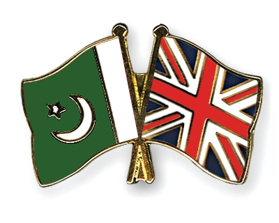 Fahnen Pins Pakistan Grossbritannien