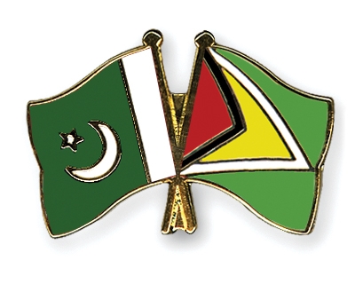 Fahnen Pins Pakistan Guyana