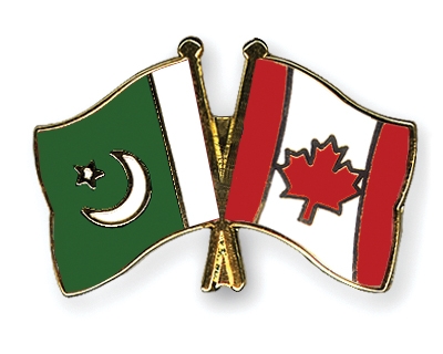 Fahnen Pins Pakistan Kanada