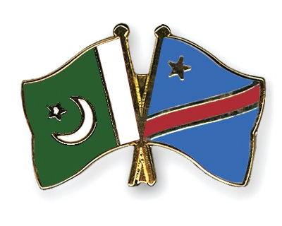 Fahnen Pins Pakistan Kongo-Demokratische-Republik