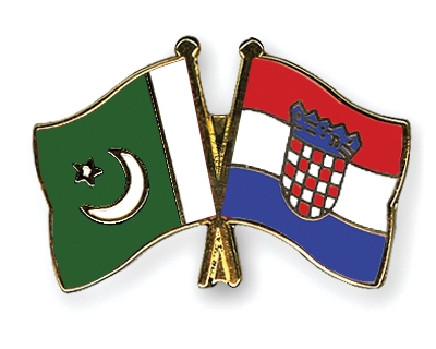 Fahnen Pins Pakistan Kroatien