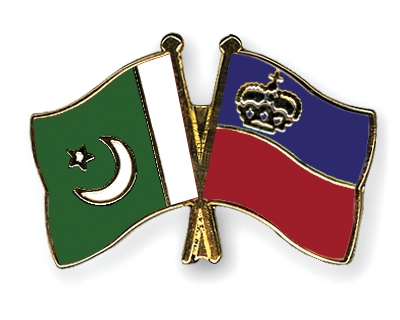 Fahnen Pins Pakistan Liechtenstein