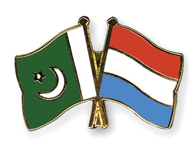 Fahnen Pins Pakistan Luxemburg