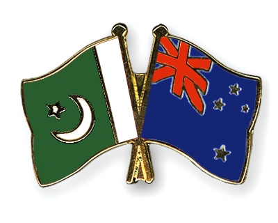 Fahnen Pins Pakistan Neuseeland