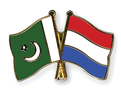 Fahnen Pins Pakistan Niederlande