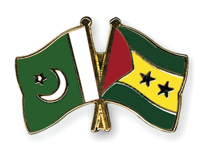 Fahnen Pins Pakistan Sao-Tome-und-Principe