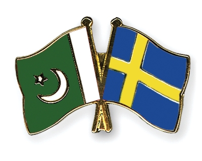 Fahnen Pins Pakistan Schweden