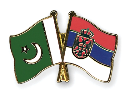 Fahnen Pins Pakistan Serbien