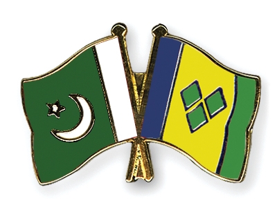 Fahnen Pins Pakistan St-Vincent-und-die-Grenadinen
