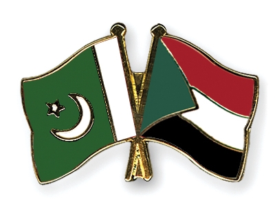 Fahnen Pins Pakistan Sudan