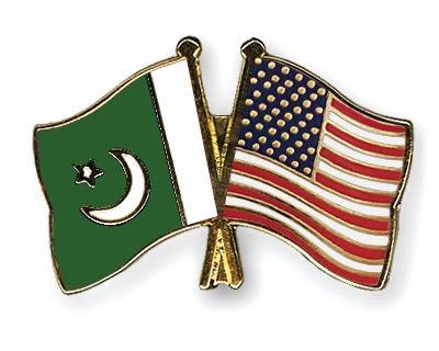 Fahnen Pins Pakistan USA