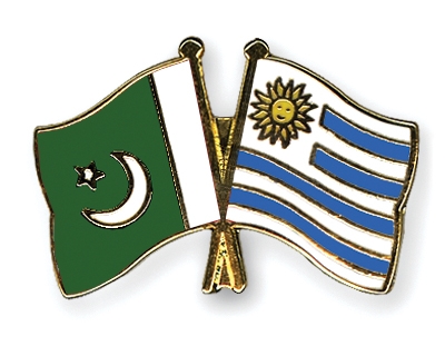 Fahnen Pins Pakistan Uruguay